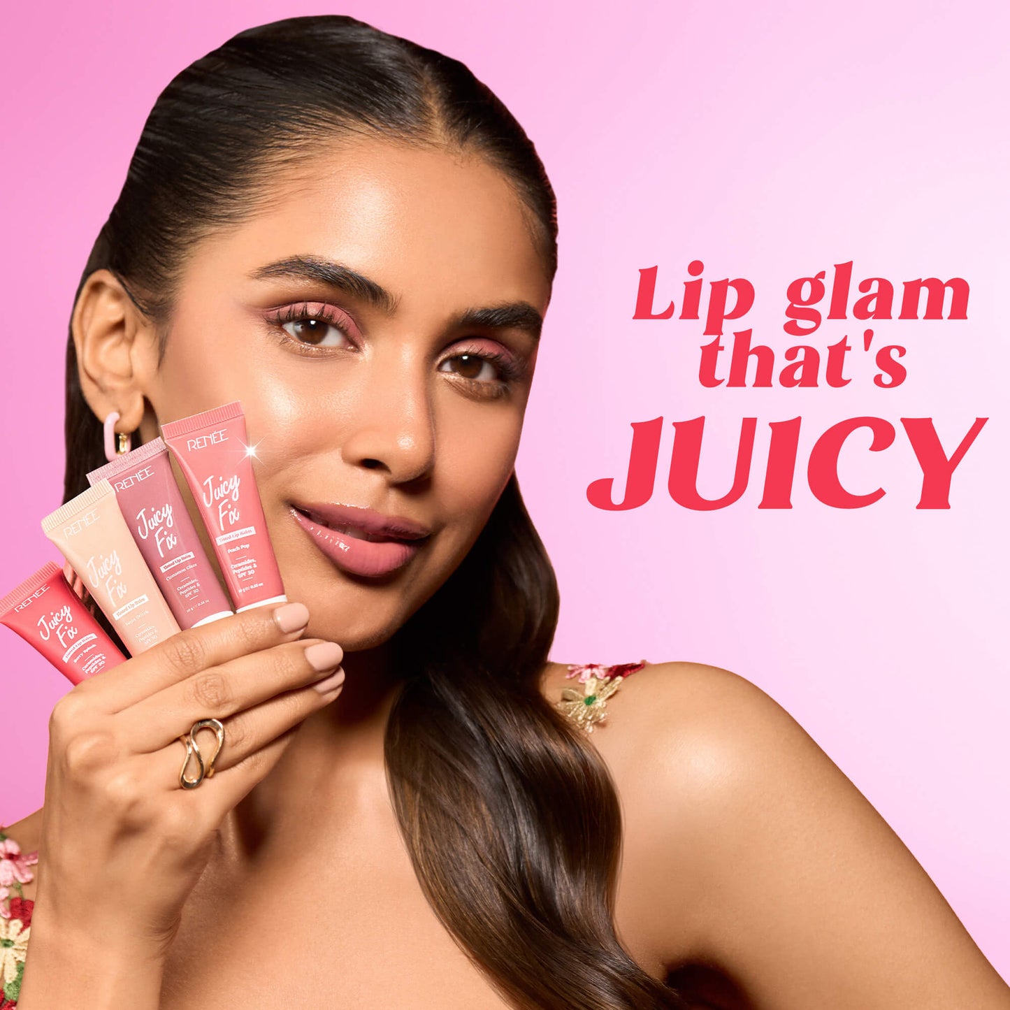 RENEE Curve Matte Lip Liner & Juicy Fix Tinted Lip Balm Set