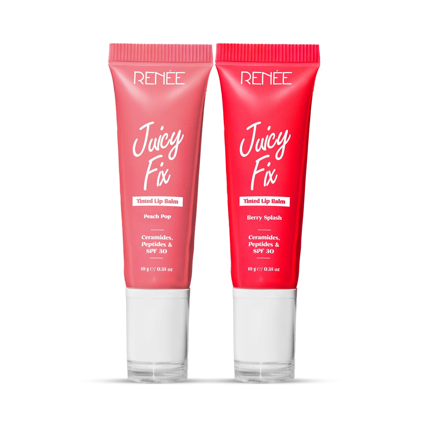 RENEE Juicy Fix Tinted Lip Balm With SPF 30, 10g