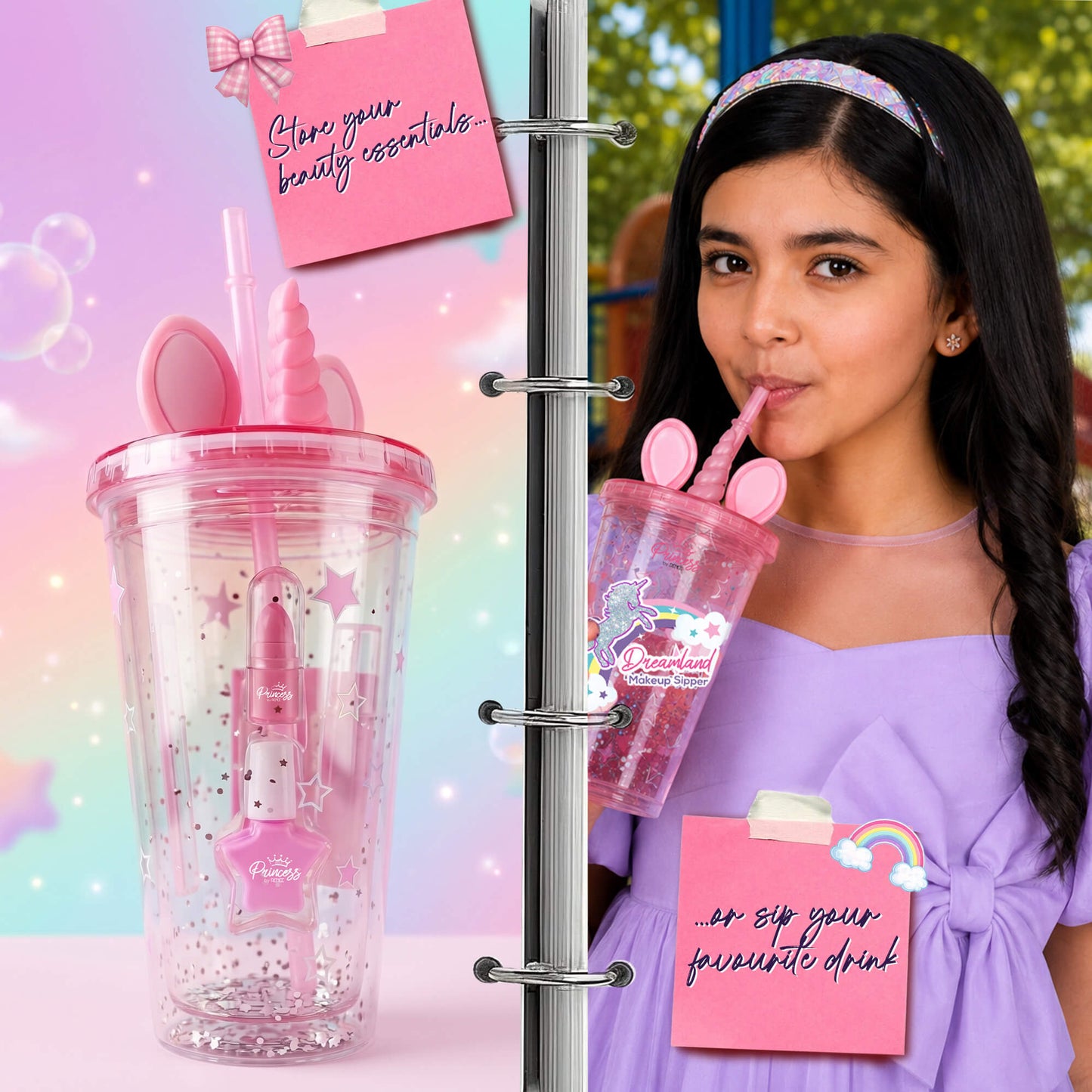 Dreamland Makeup Sipper For Kids & Preteens by Princess By RENEE