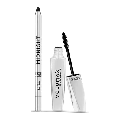 RENEE Midnight Kohl Pencil & Volumax Mascara Combo