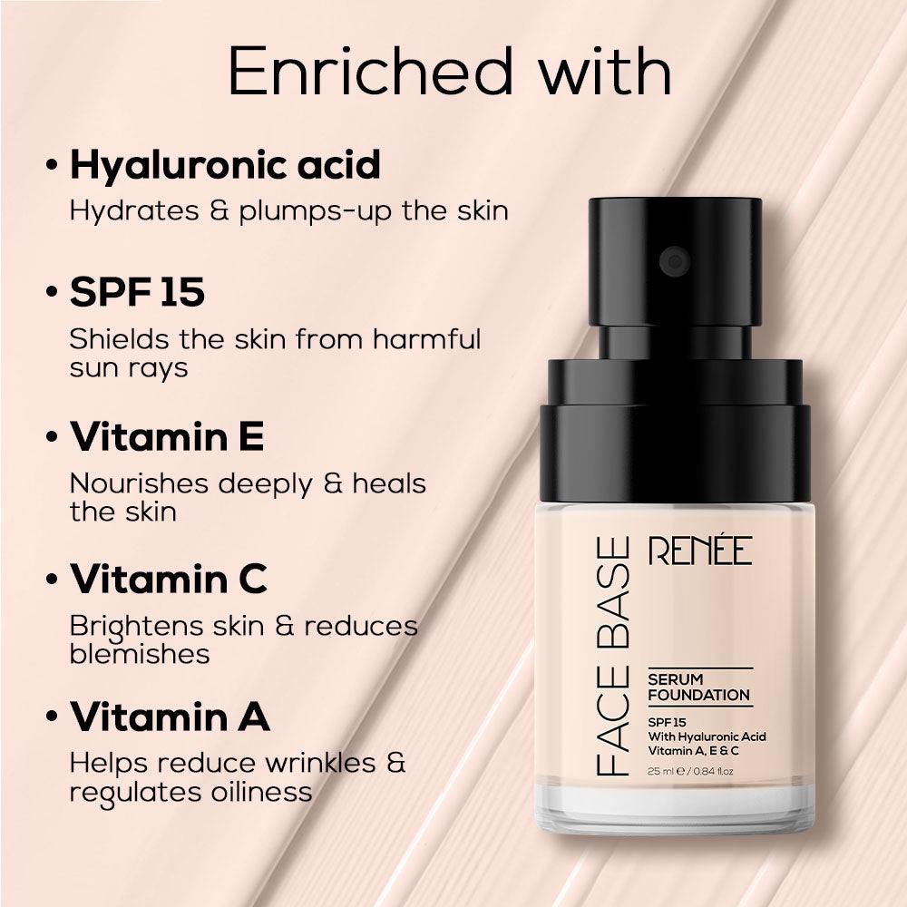 RENEE Face Base Serum Foundation, 25ml