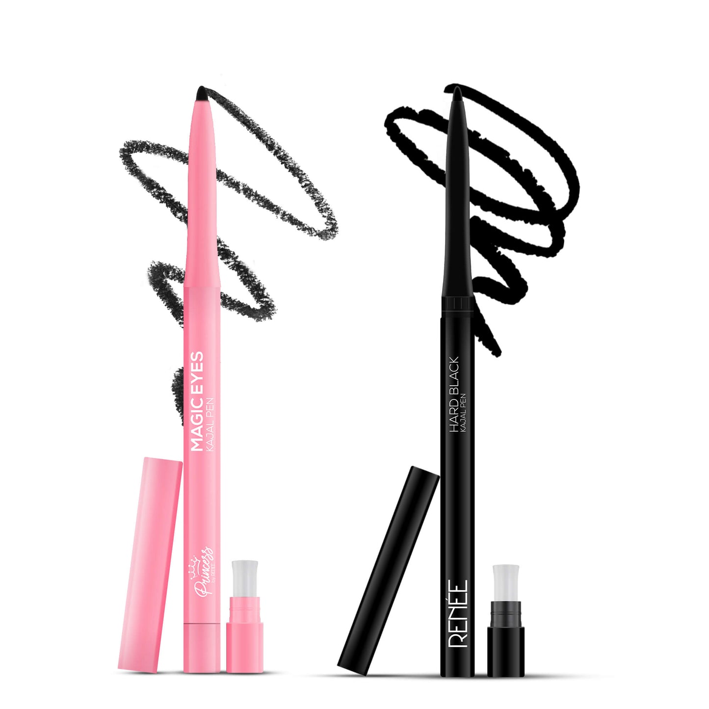 Magic Eyes Kajal Pen For Preteens, Safe & 100% Naturally Derived Ingredients, Ophthalmologically Tested by Princess by RENEE , 0.35 g