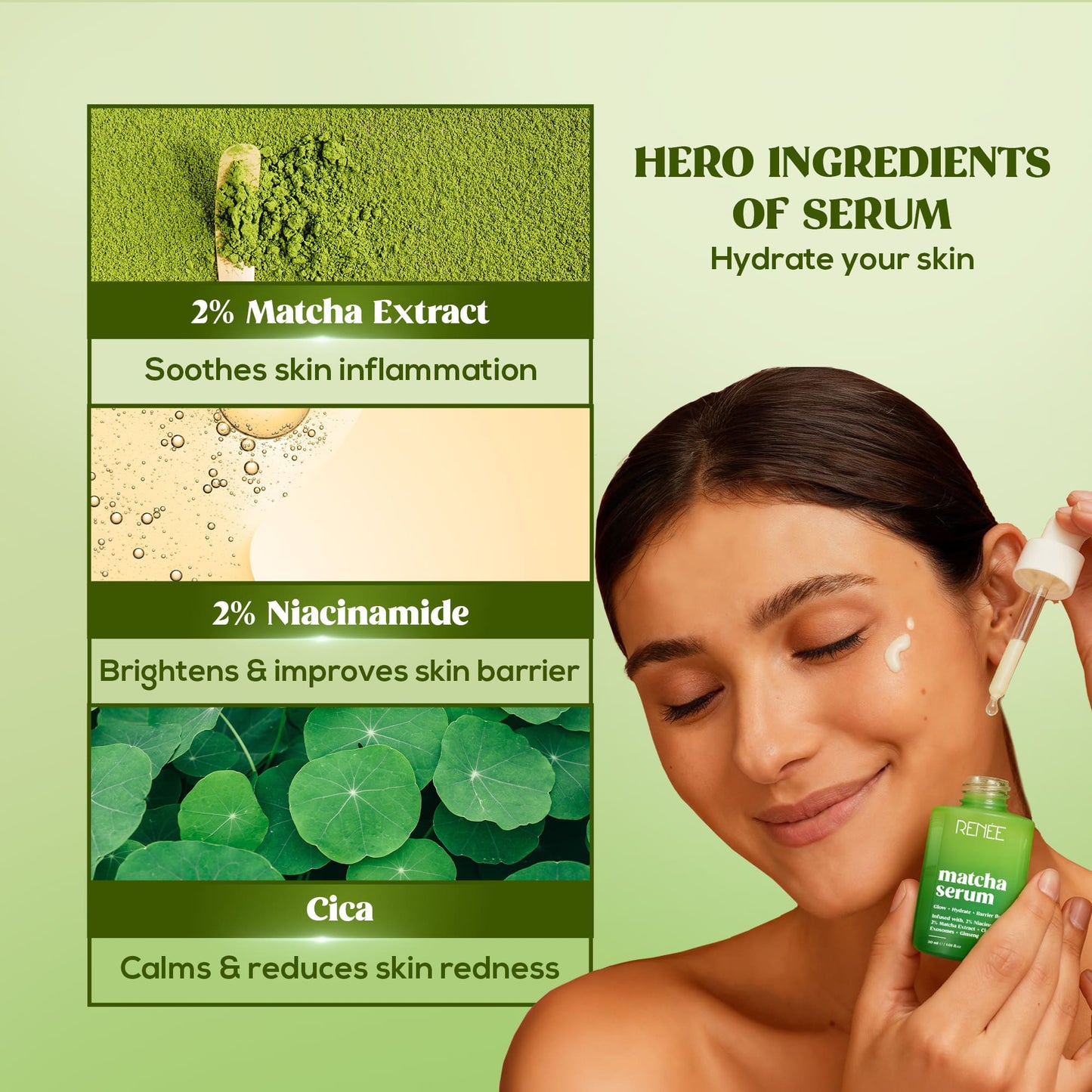 RENEE Matcha Skincare Trio