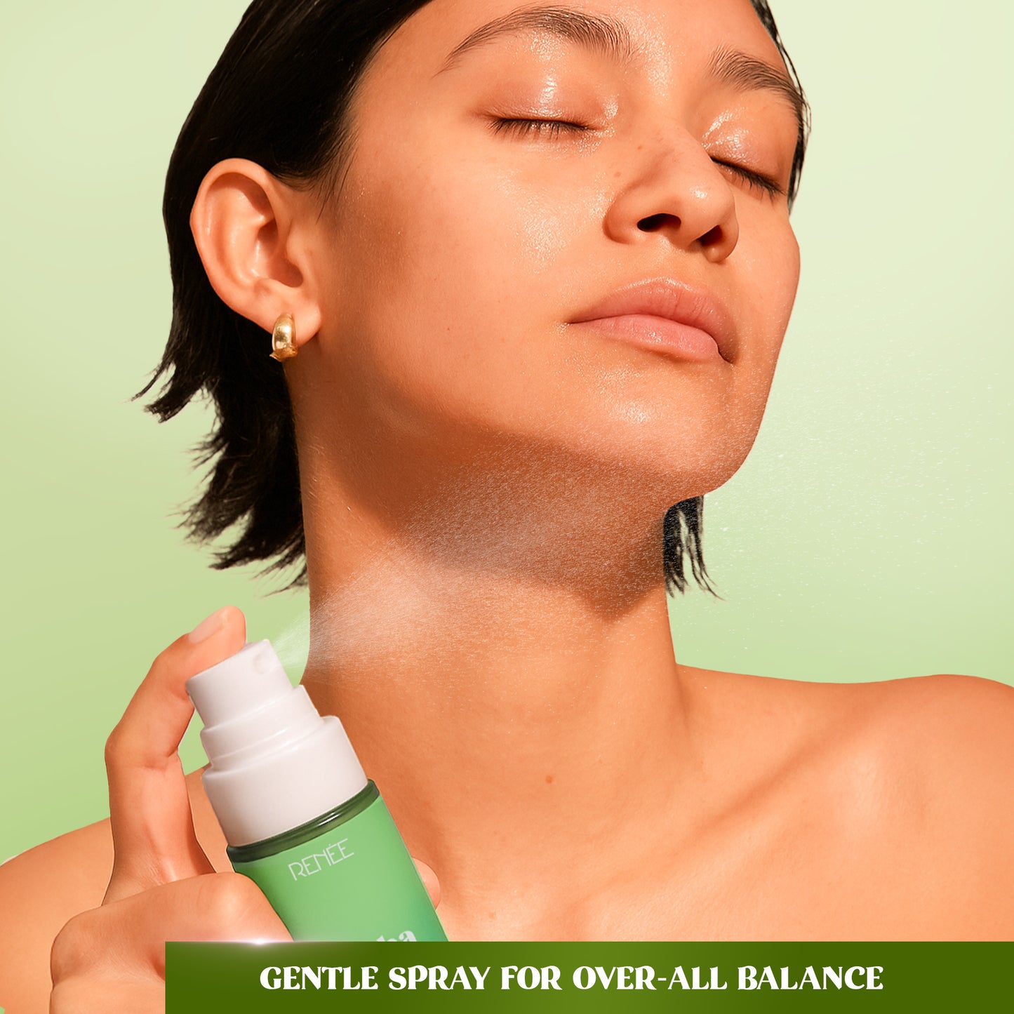 RENEE Matcha Refreshing Face Toner For Bright, Hydrated Skin - 60 ml