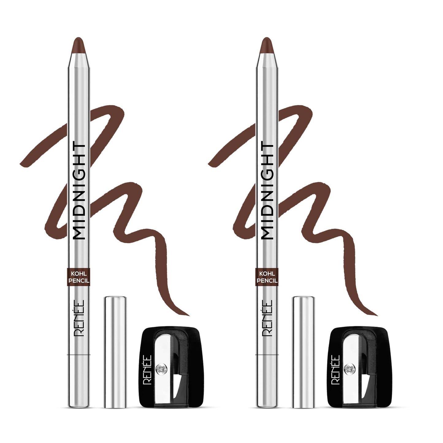 RENEE Midnight Kohl Kajal Pencil, 1.5g