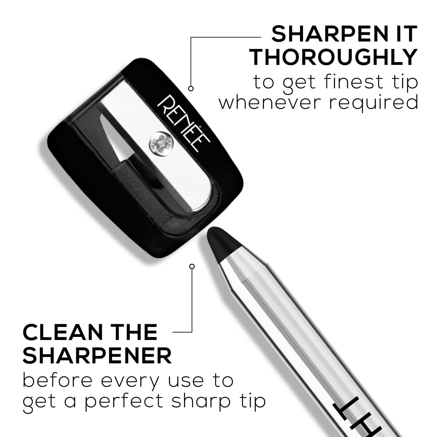 Princess by RENEE Magic Eyes Kajal Pen & RENEE Midnight Kohl Kajal Pencil Combo