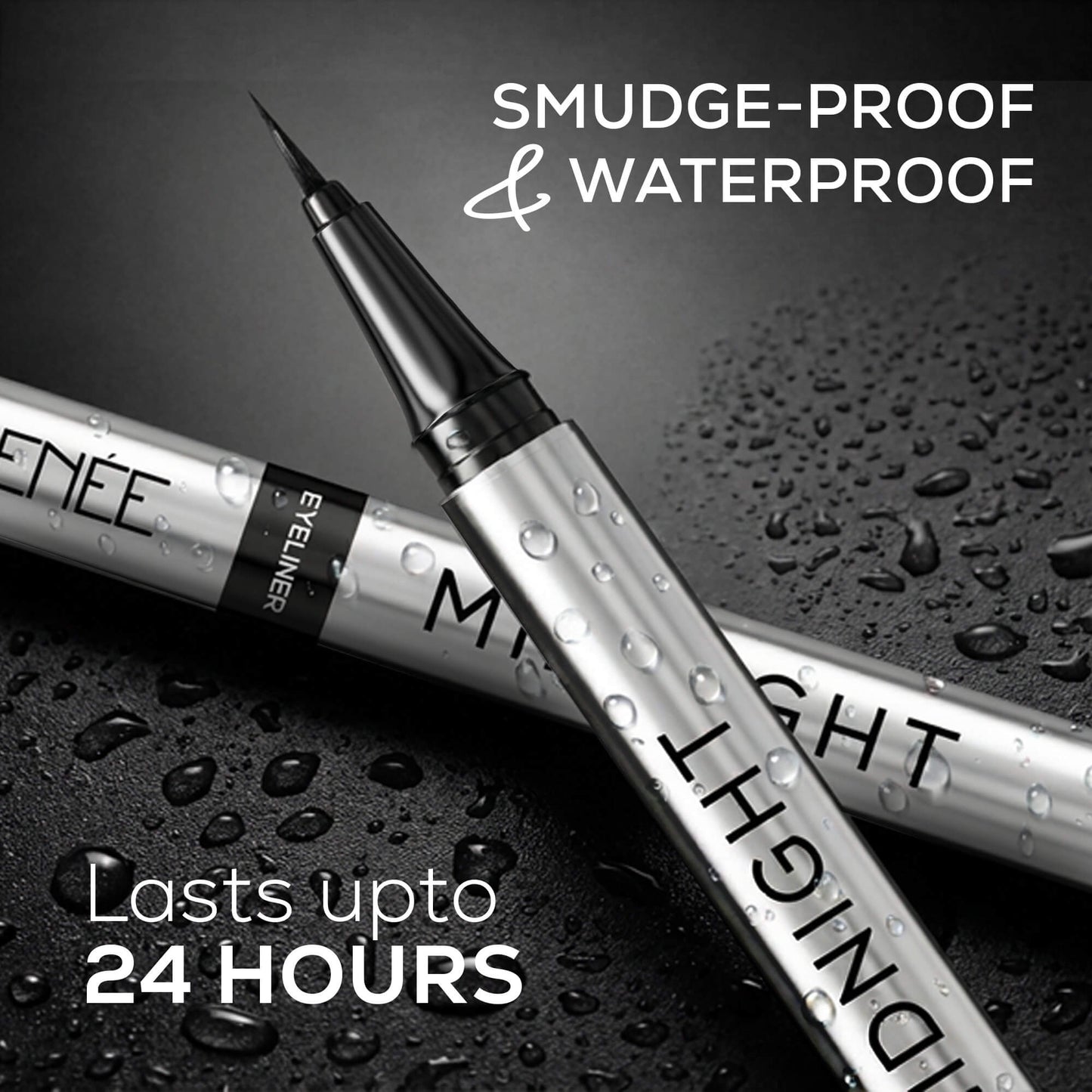 RENEE Midnight Waterproof & Smudge-proof Sketchpen Eyeliner