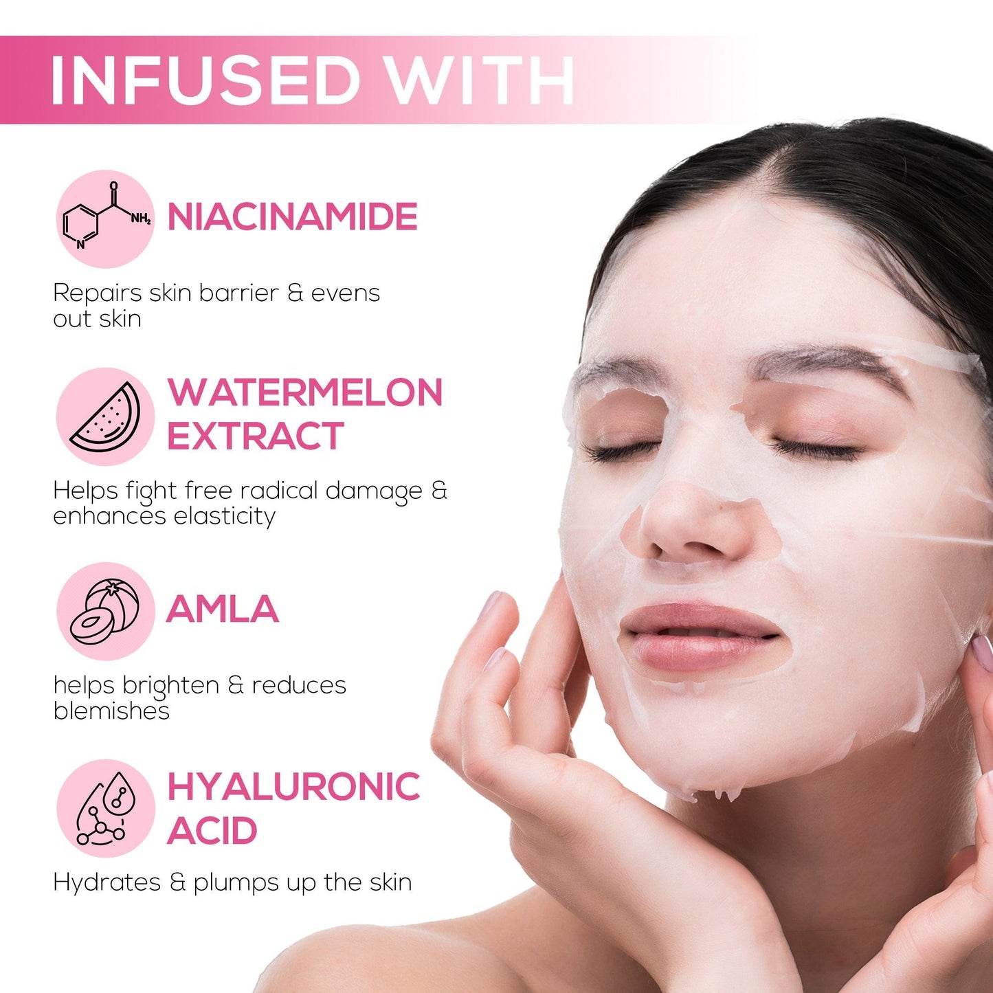 RENEE Niacinamide Sheet mask, 20ml