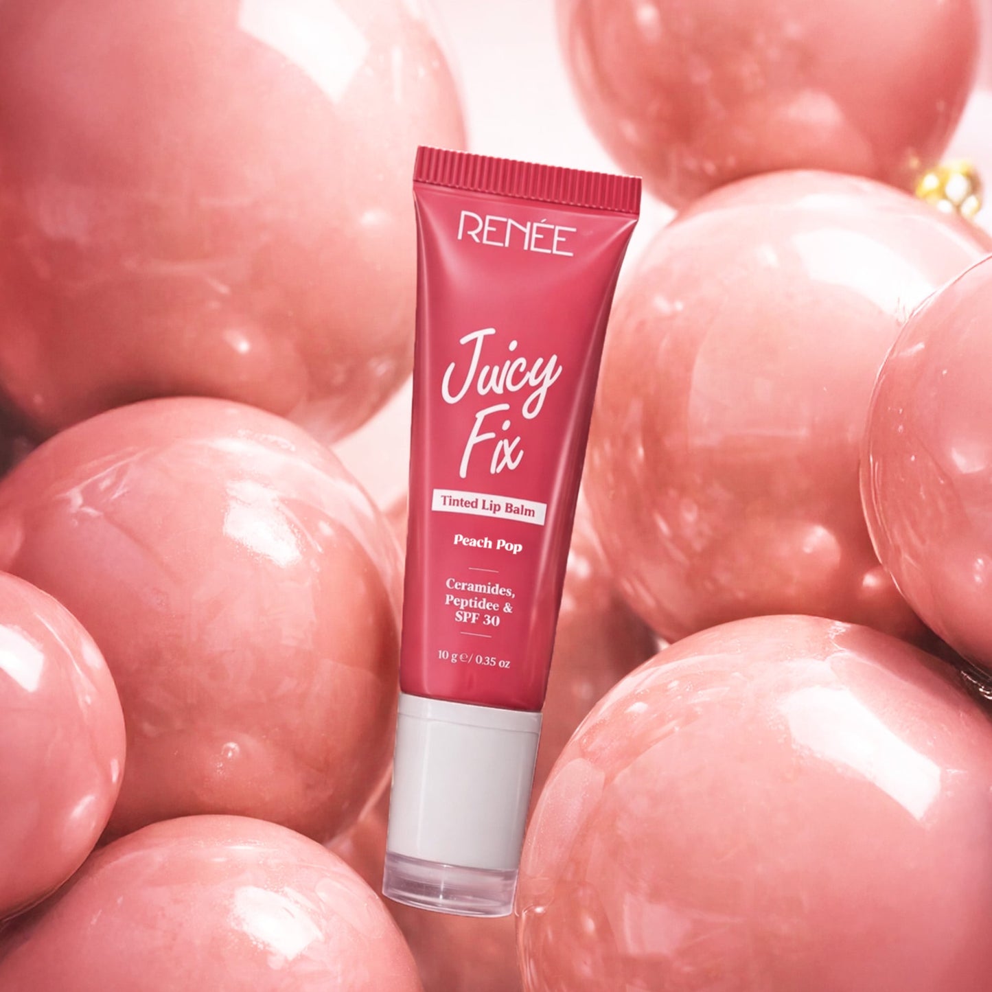 RENEE Juicy Fix Tinted Lip Balm With SPF 30, 10g