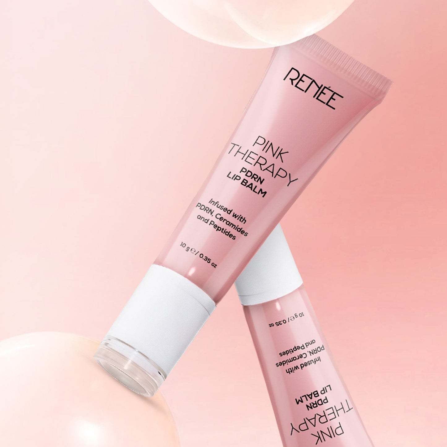 RENEE Pink Therapy PDRN Moisturising Lip Balm For Dry & Chapped Lips, 10g