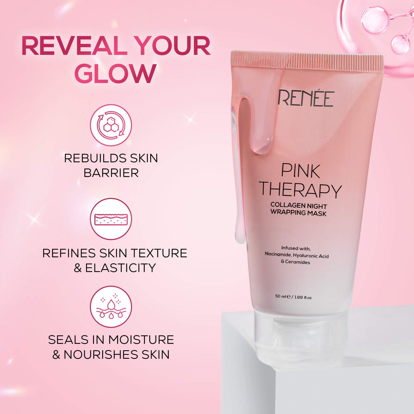 RENEE Pink Therapy Anti-Aging Complete Skincare Set