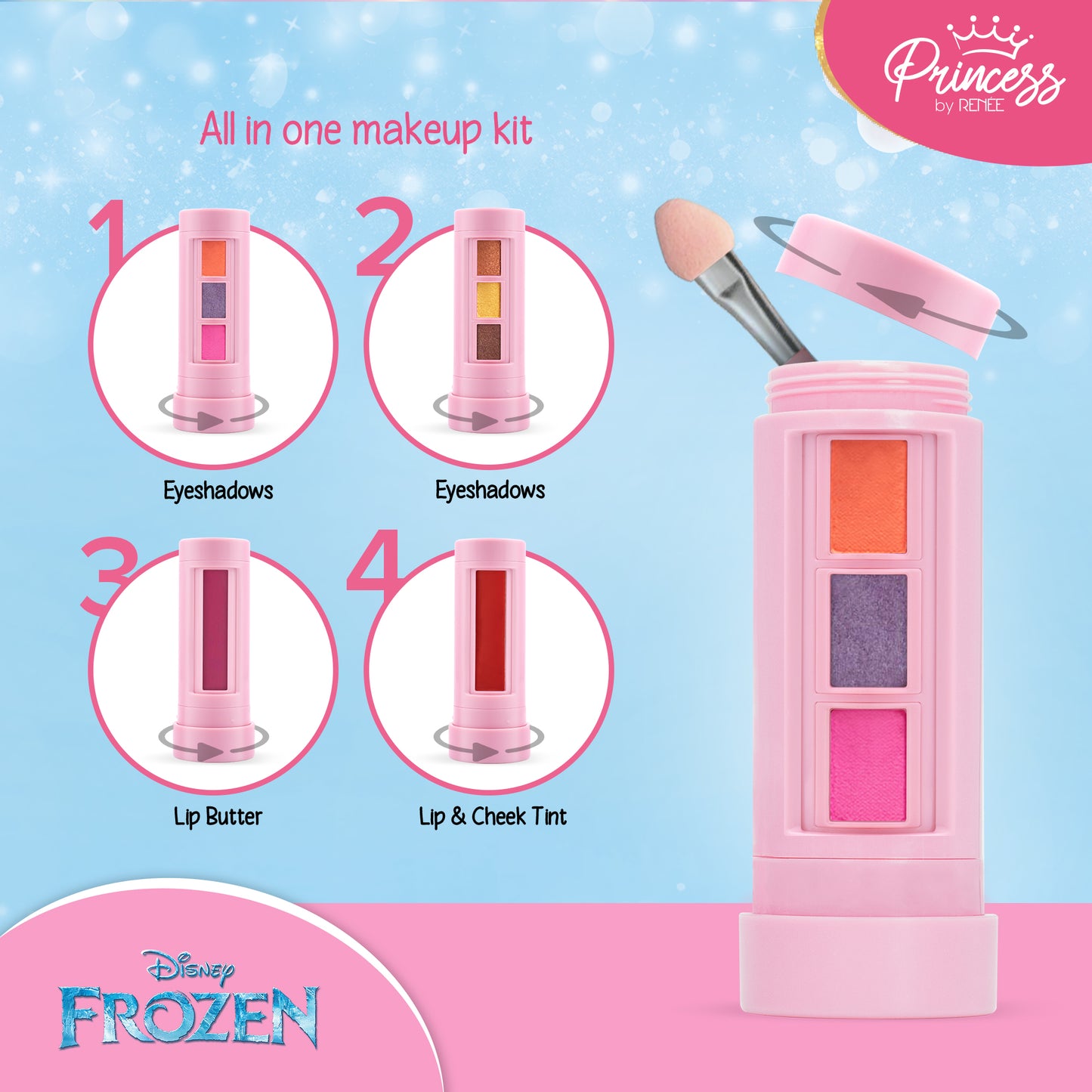 Princess by RENEE Fragrance & Makeup Birthday Gift Set For Preteens