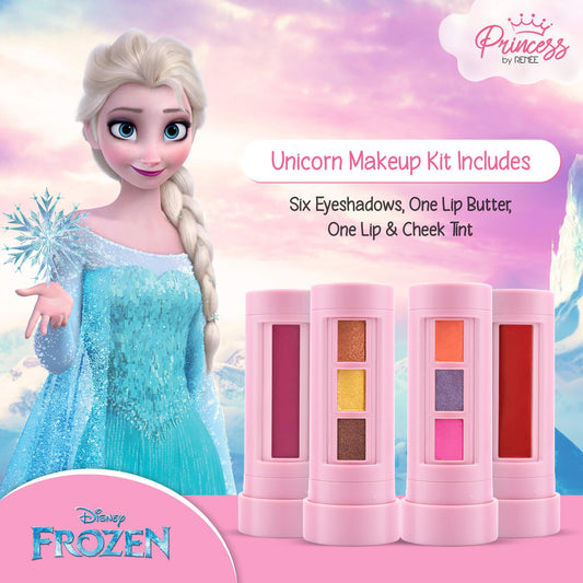 Disney Frozen Princess By RENEE Unicorn Makeup Kit Elsa 7.4g