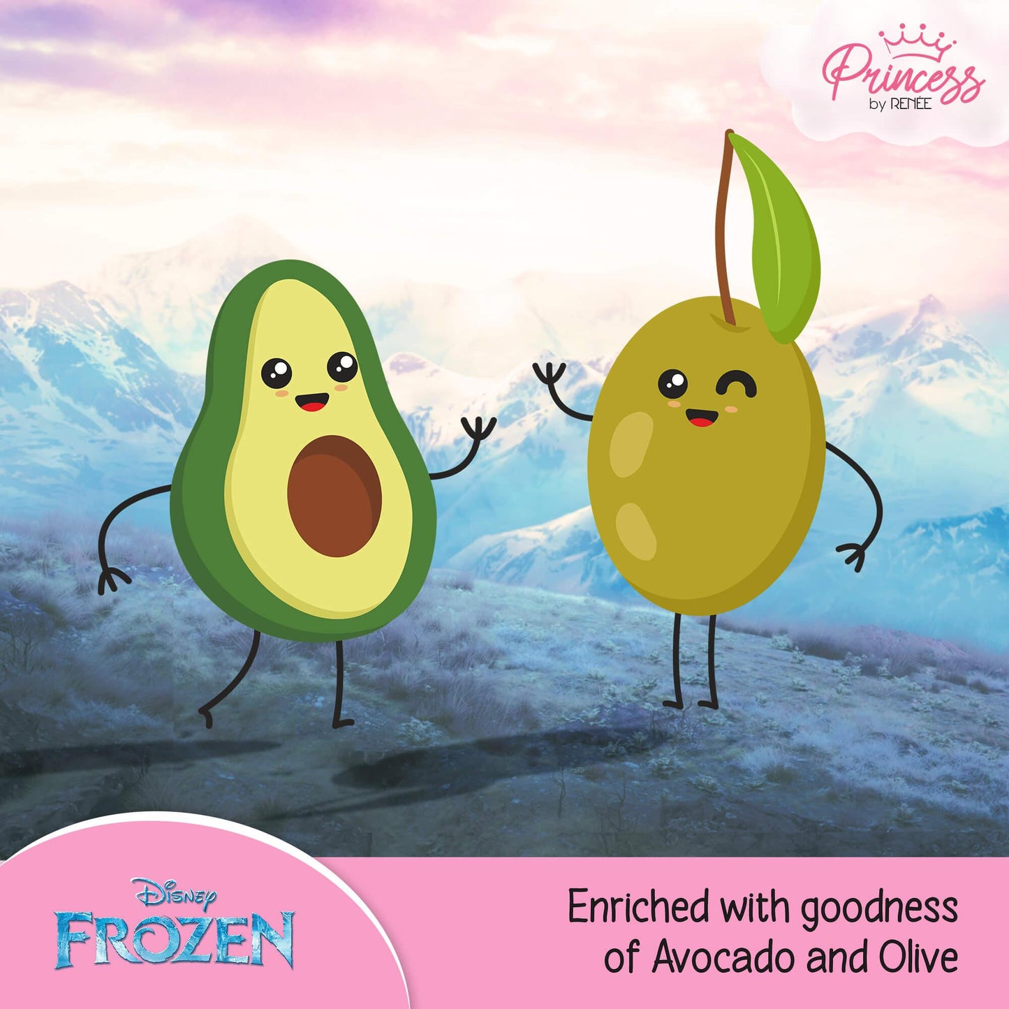 Unicorn Makeup Kit Elsa - Disney Frozen Princess By RENEE, 7.4g