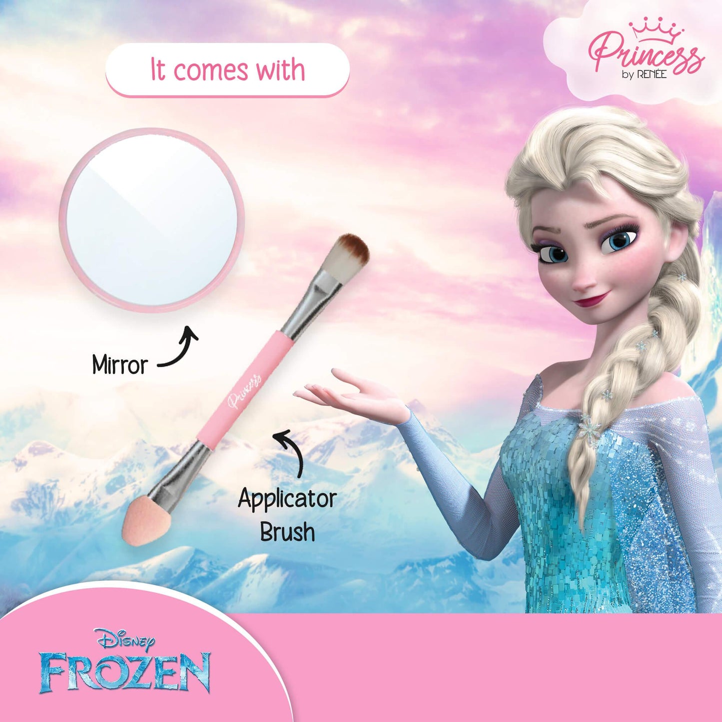 Unicorn Makeup Kit Elsa - Disney Frozen Princess By RENEE, 7.4g