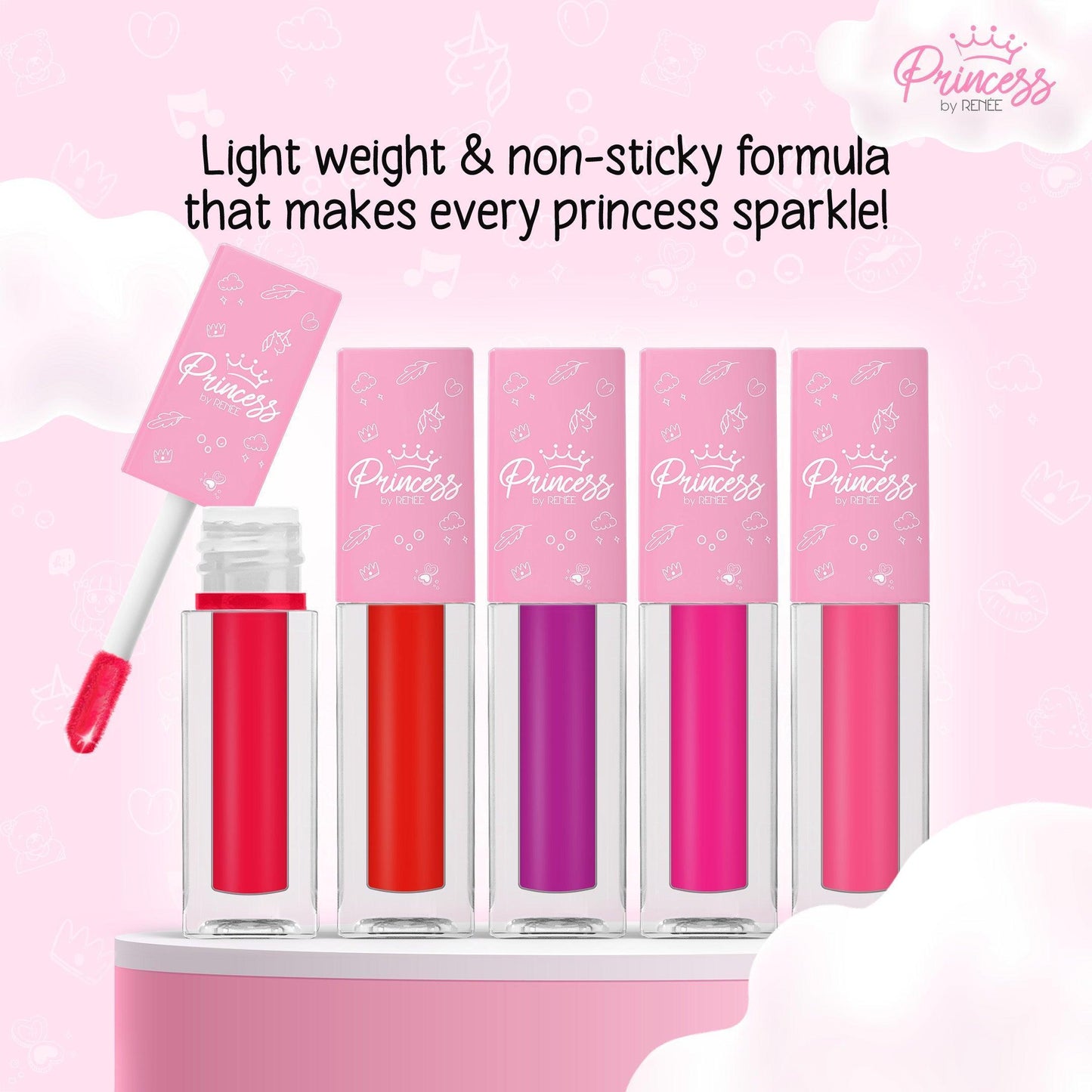 Royal Shine Lip Gloss Set - Princess By RENEE