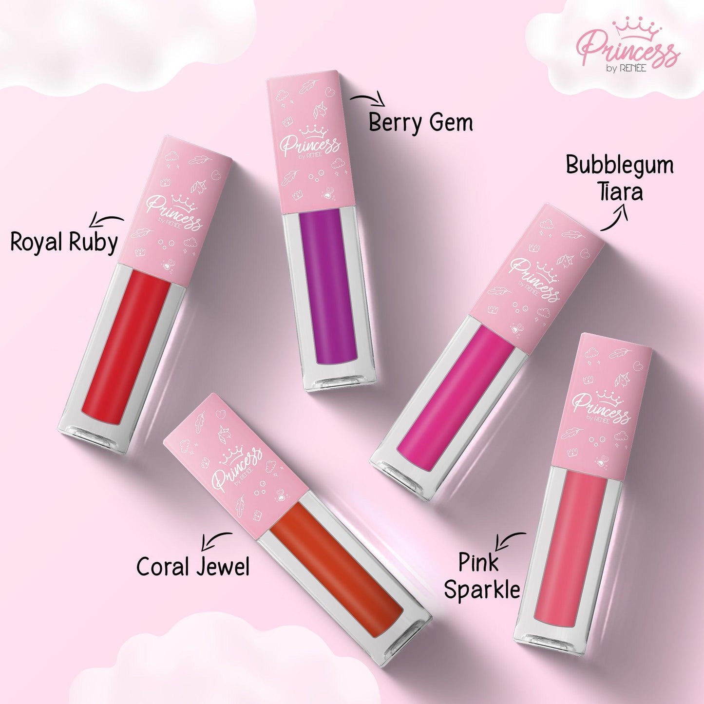 Royal Shine Lip Gloss Set - Princess By RENEE