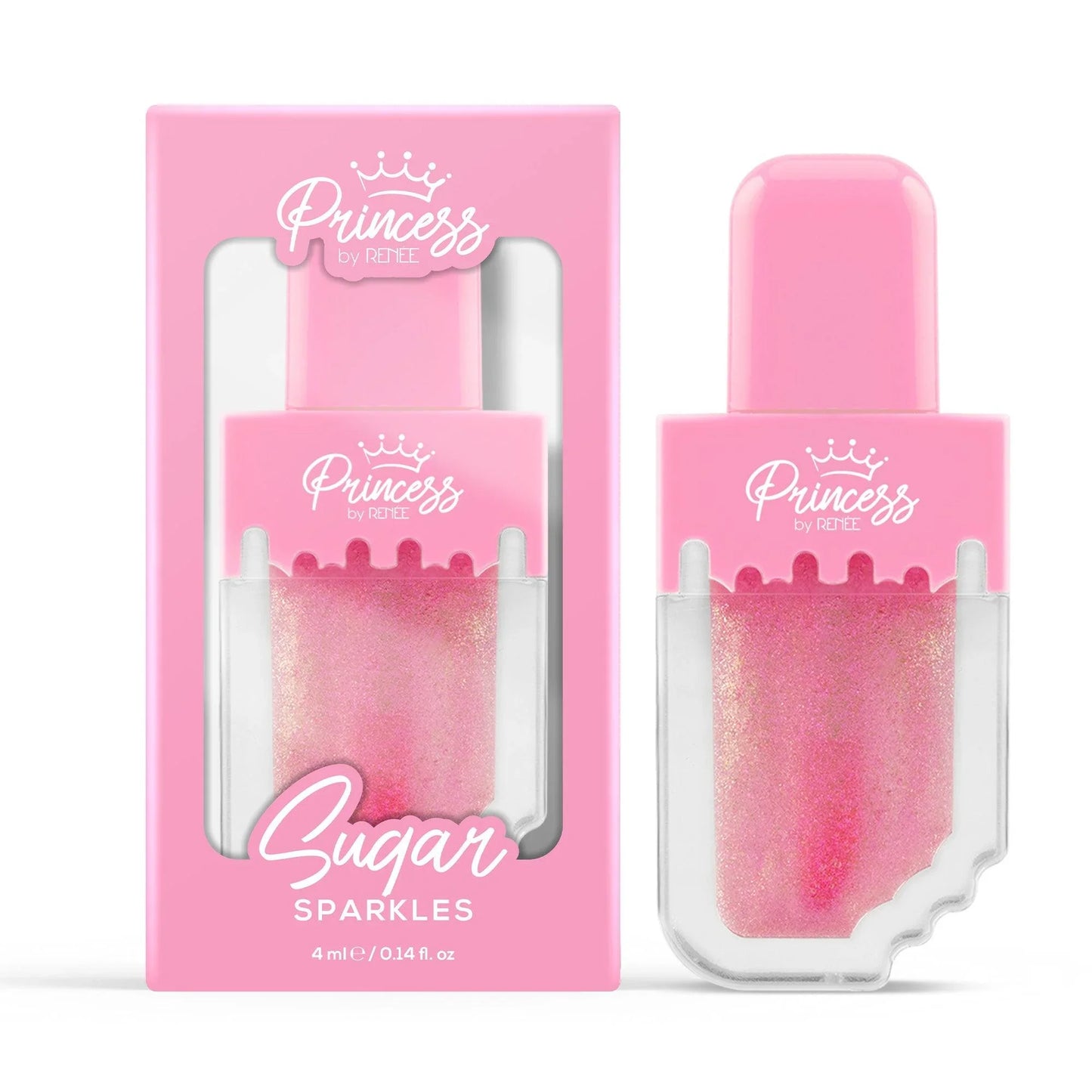 Princess By RENEE Sugar Sparkles Colour Changing Lip Gloss, 4 ml