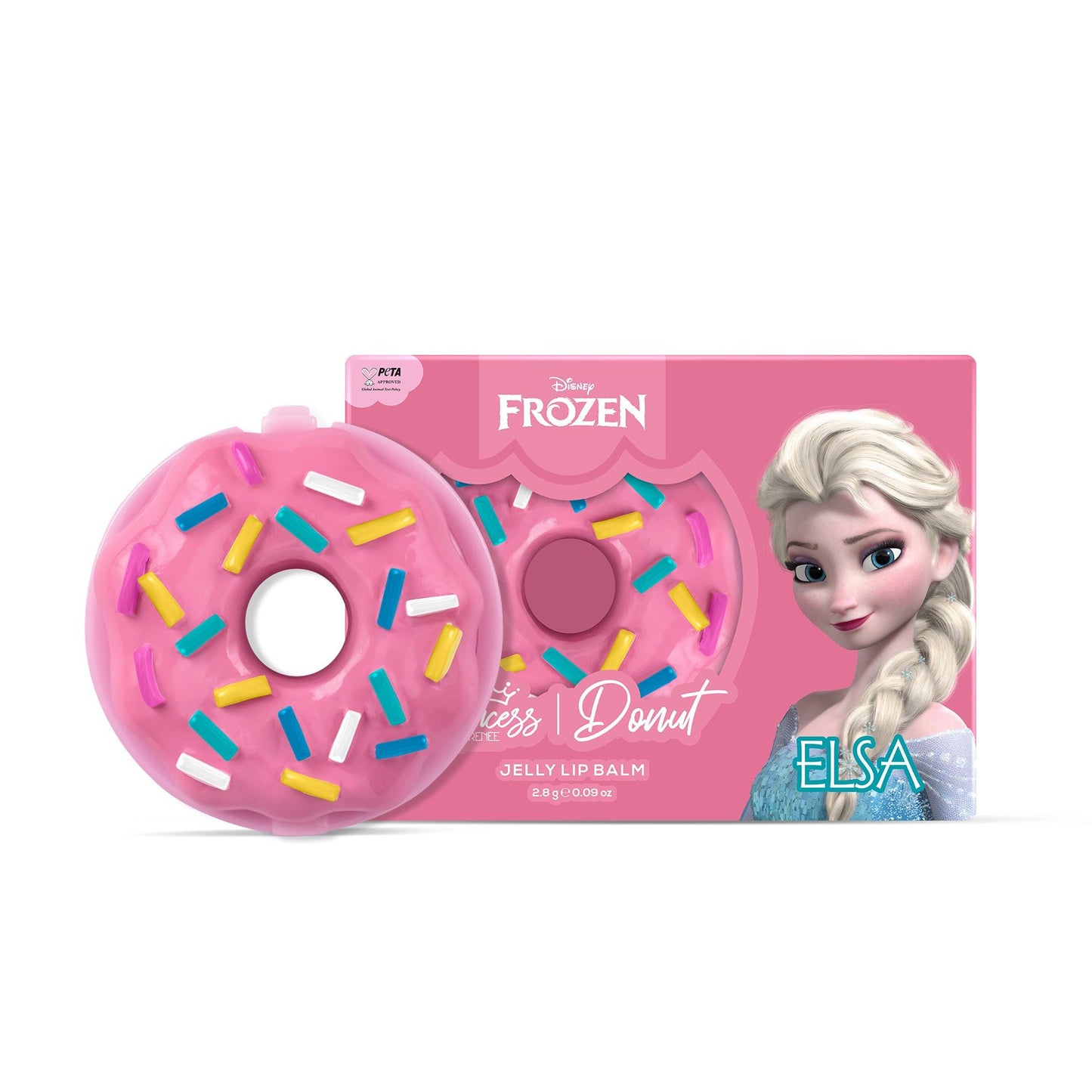Disney Frozen Princess By RENEE Donut Jelly Lip Balm Elsa 2.8g
