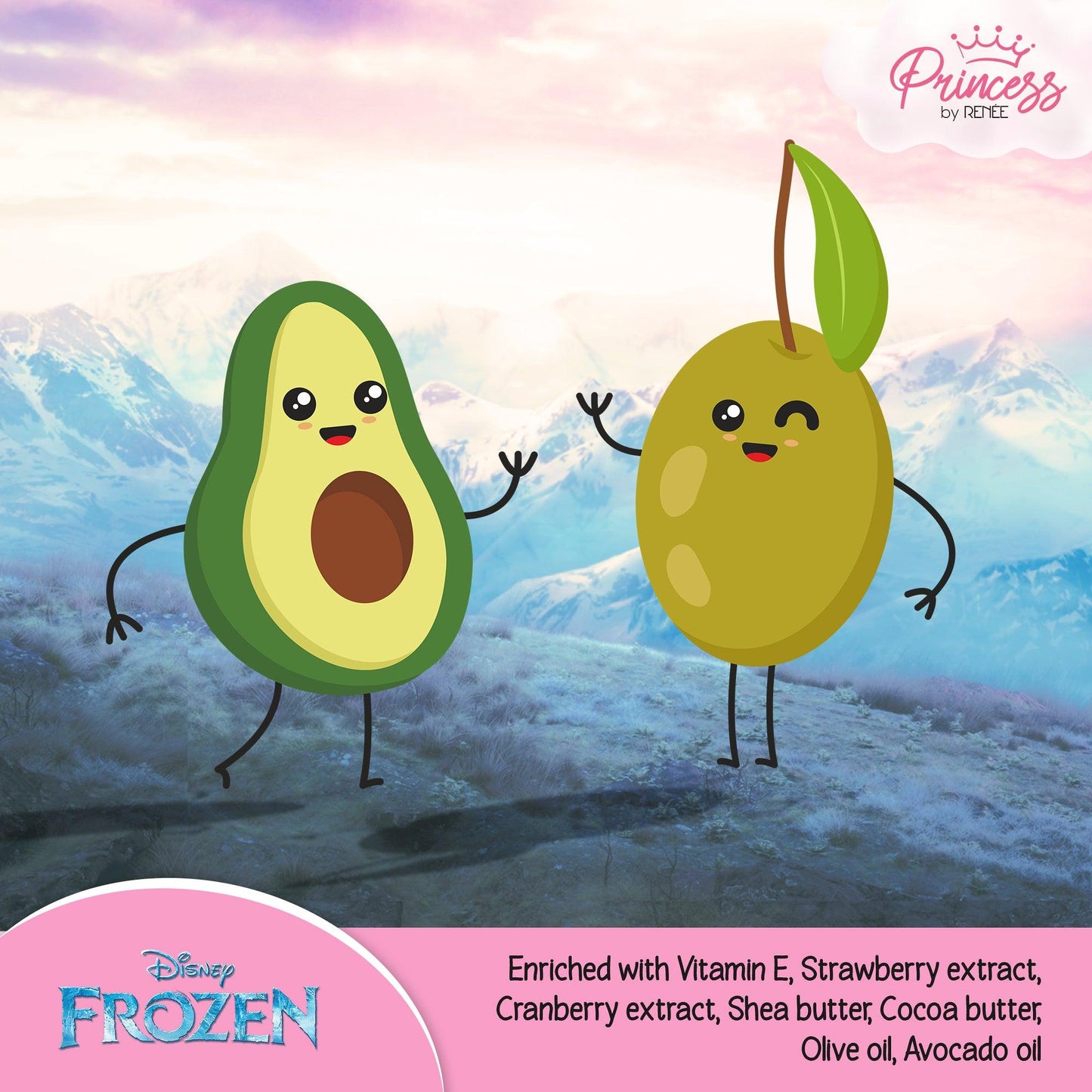 Disney Frozen Princess By RENEE Donut Jelly Lip Balm Elsa 2.8g