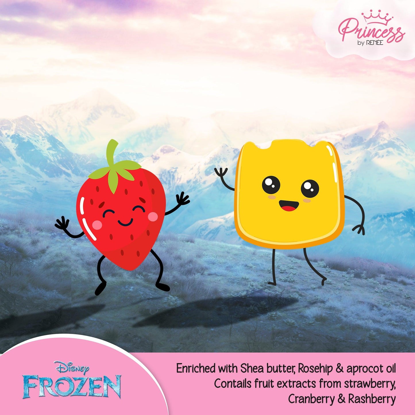 Disney Frozen Princess By RENEE Icecream Lip Gloss, 8ml