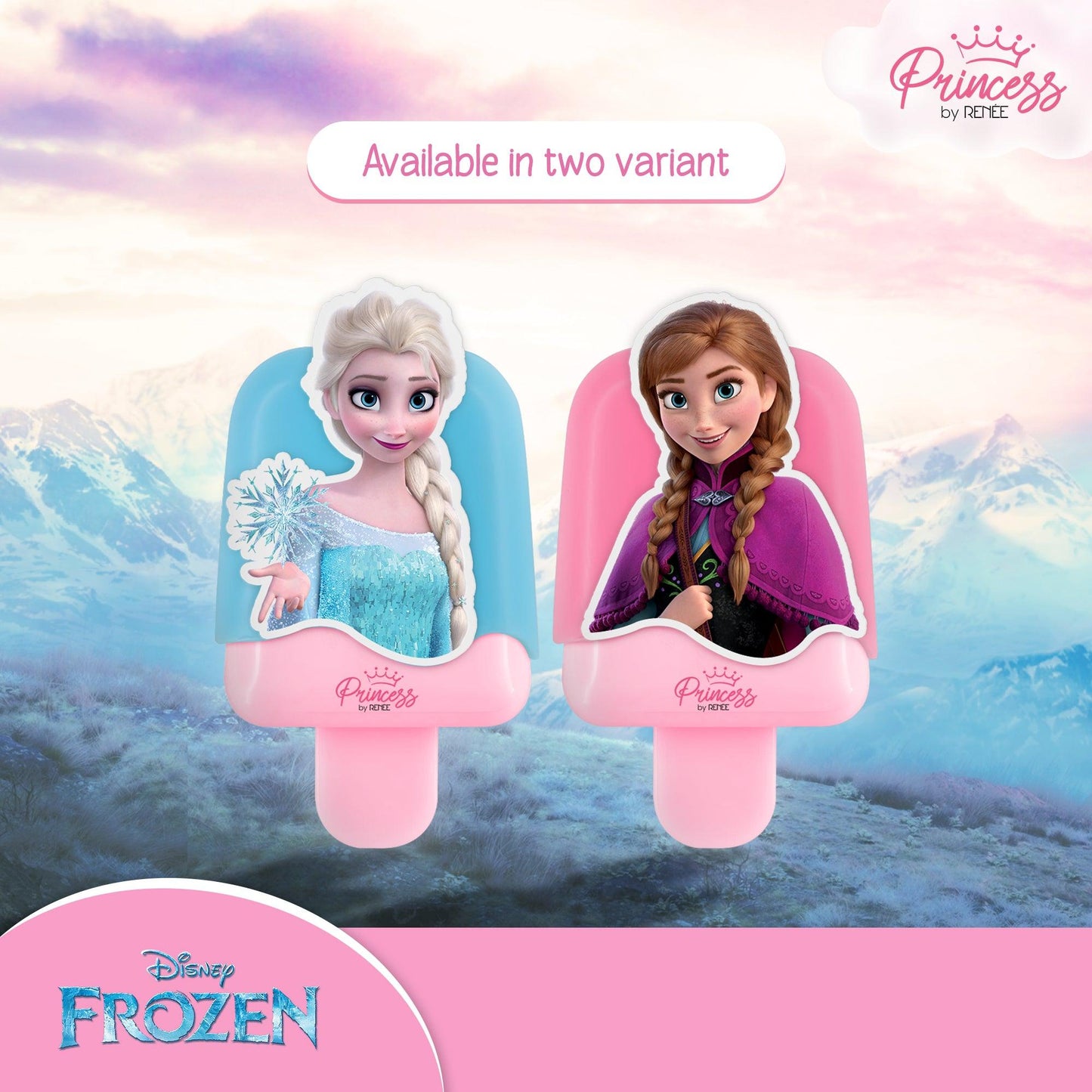 Disney Frozen Princess By RENEE Popsicle Lip Balm, 2 Gm