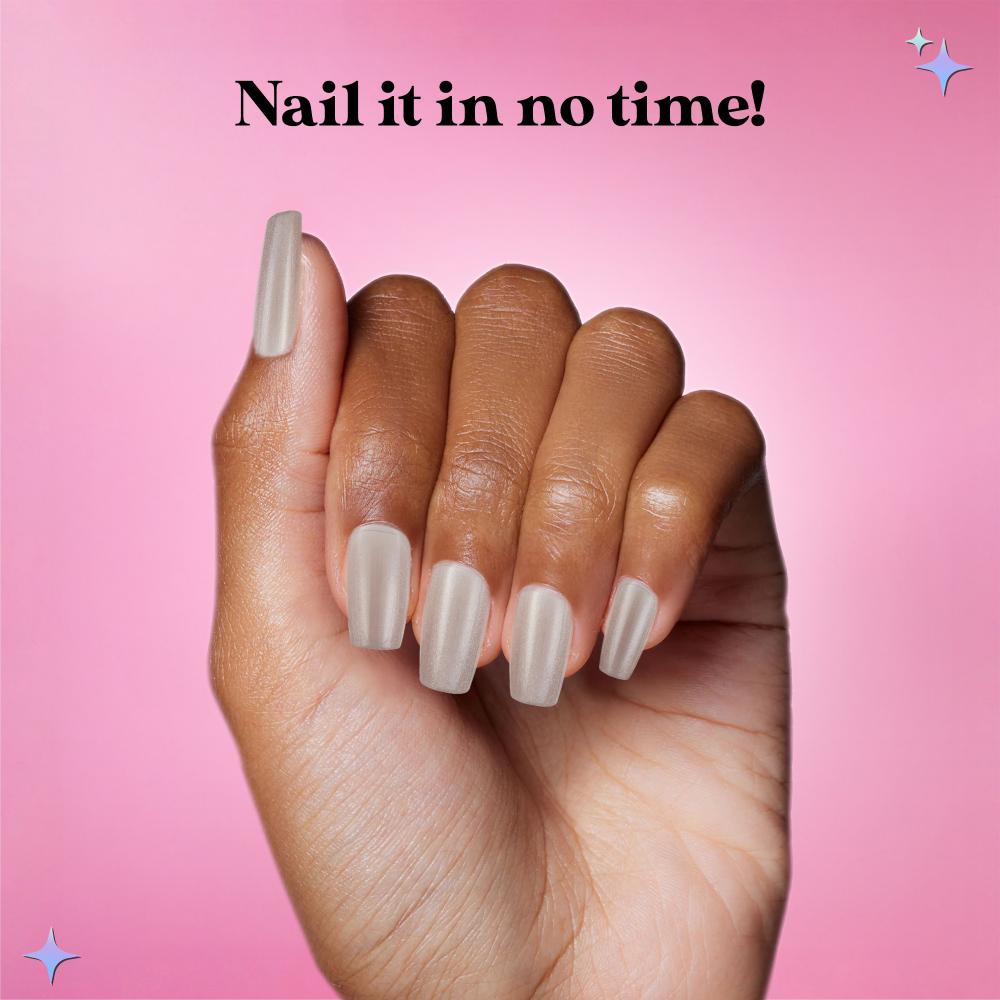 RENEE Stick on Nails With Glue- Pack of 30 Reusable & Long-lasting Nails