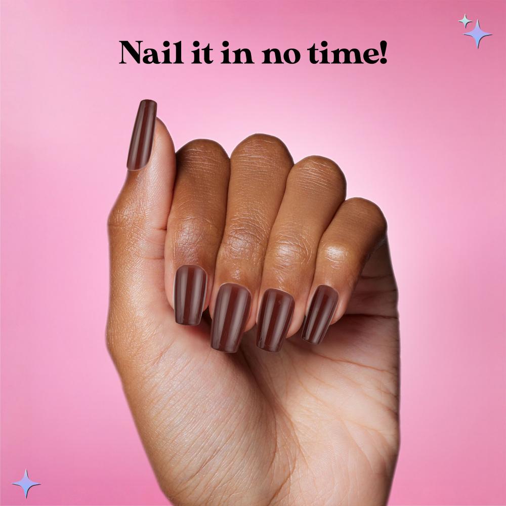 RENEE Stick on Nails With Glue- Pack of 30 Reusable & Long-lasting Nails