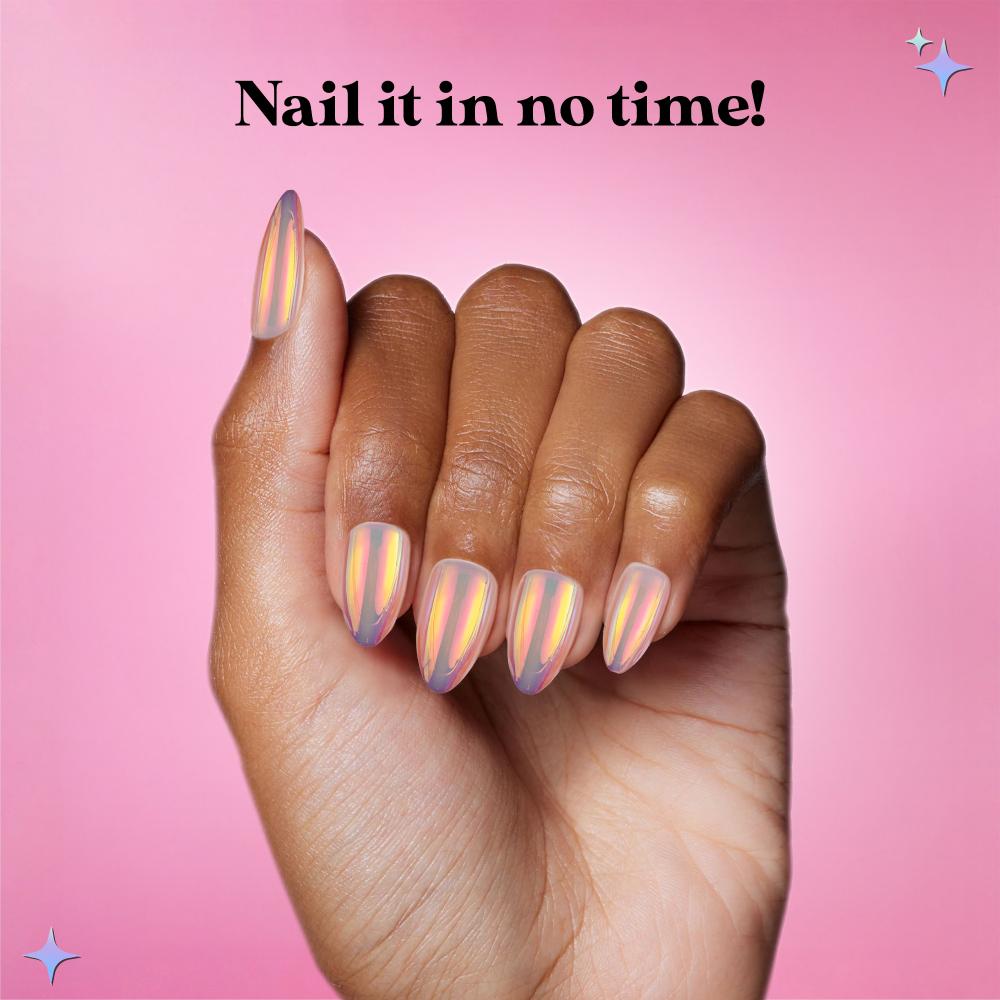 RENEE Stick on Nails With Glue- Pack of 30 Reusable & Long-lasting Nails