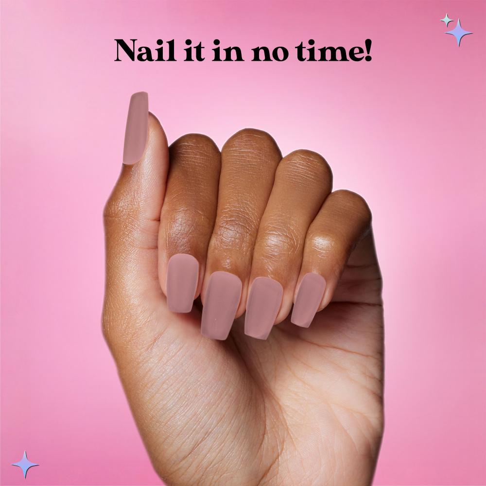 RENEE Stick on Nails With Glue- Pack of 30 Reusable & Long-lasting Nails