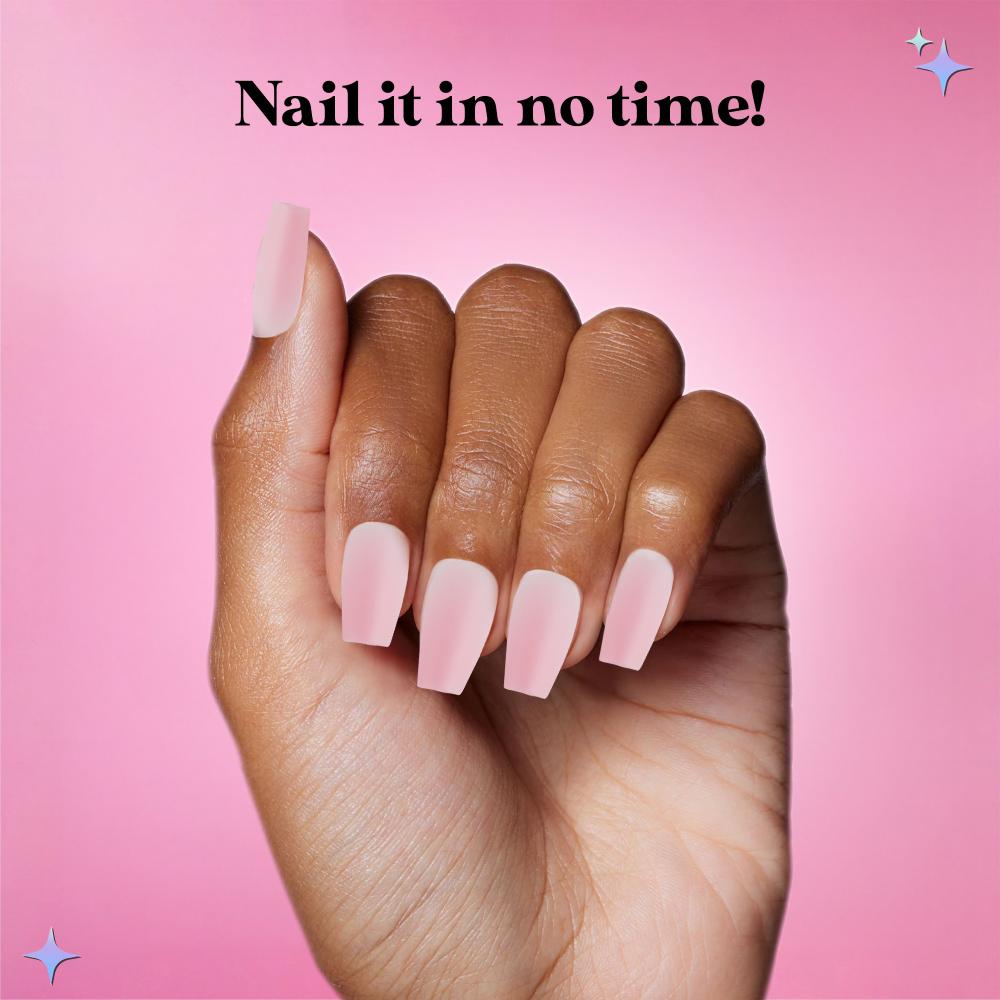 RENEE Stick on Nails With Glue- Pack of 30 Reusable & Long-lasting Nails