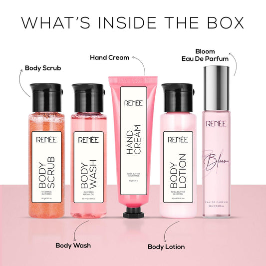 RENEE Bath & Body Care Set - Bloom 5 Pcs
