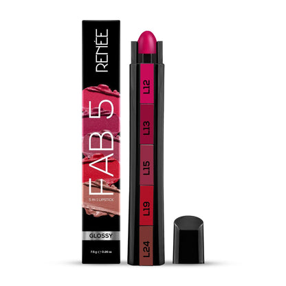 RENEE FAB 5 Glossy 5 in 1 Lipstick 7.5g