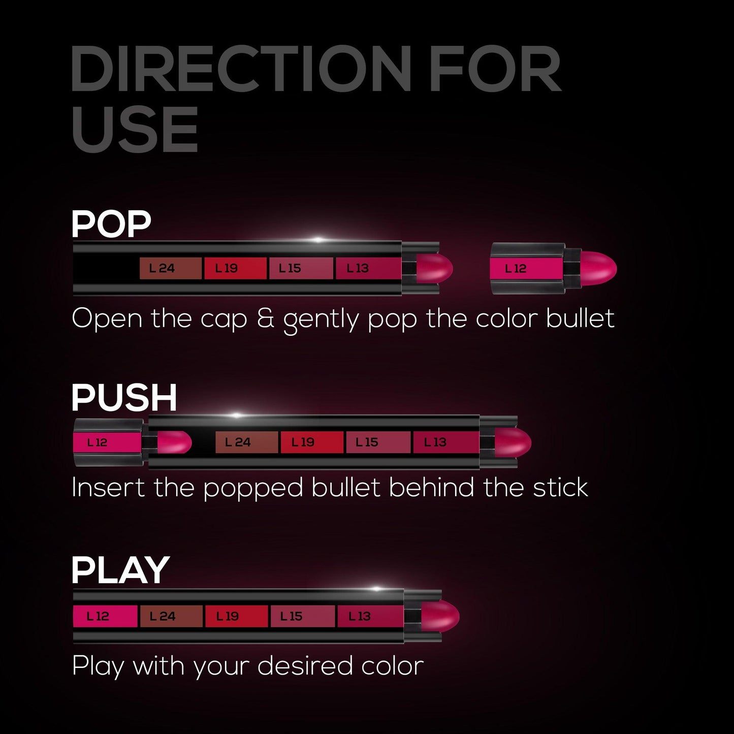 RENEE FAB 5 Glossy 5 in 1 Lipstick 7.5g