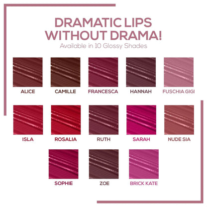 RENEE Gloss Stay - Transfer Proof Glossy Liquid Lip Color, 5 ml