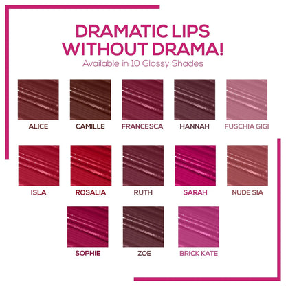 RENEE Gloss Stay - Transfer Proof Glossy Liquid Lip Color, 5 ml