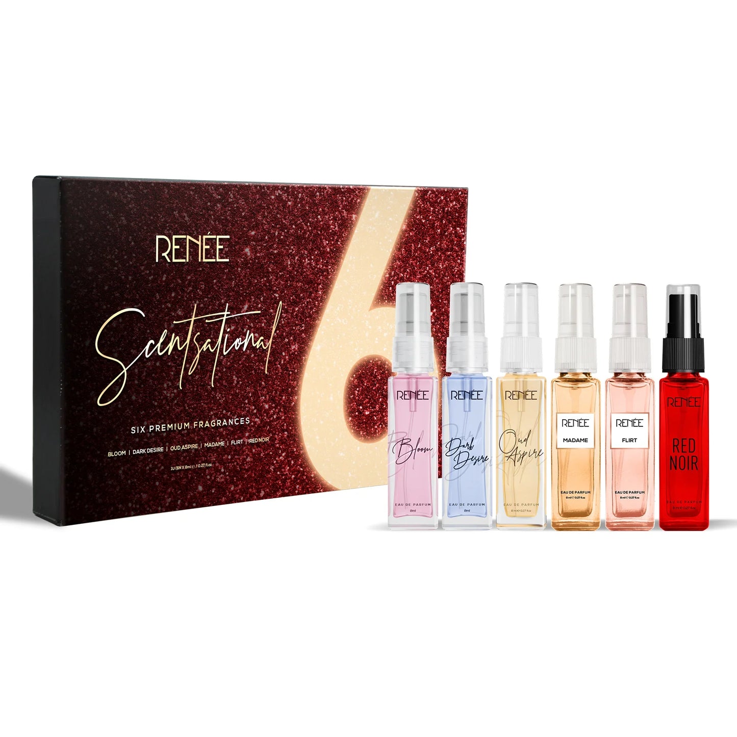 RENEE Scentsational 6 - Six Premium Fragrances (8ml Each)