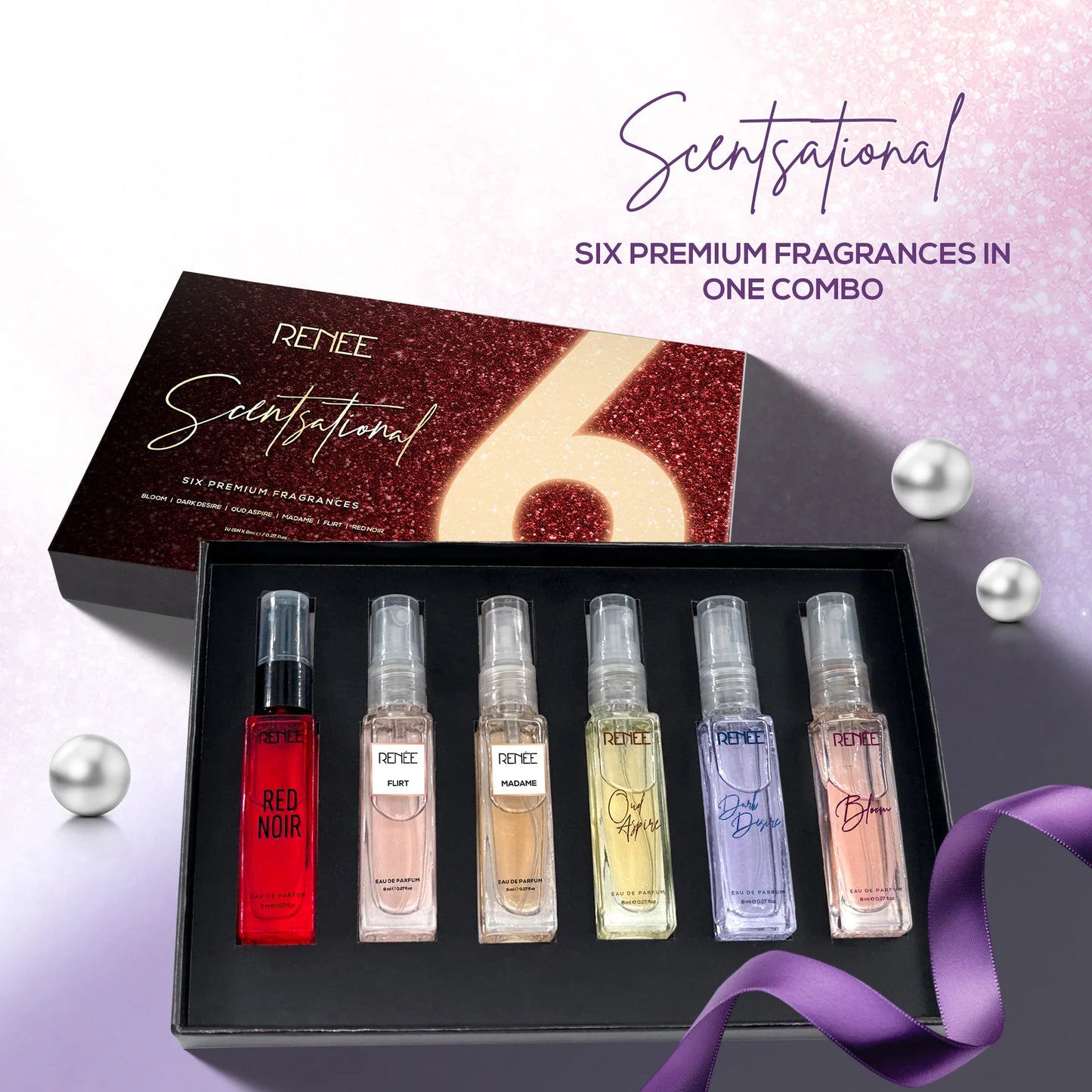 RENEE Scentsational 6 - Six Premium Fragrances (8ml Each)