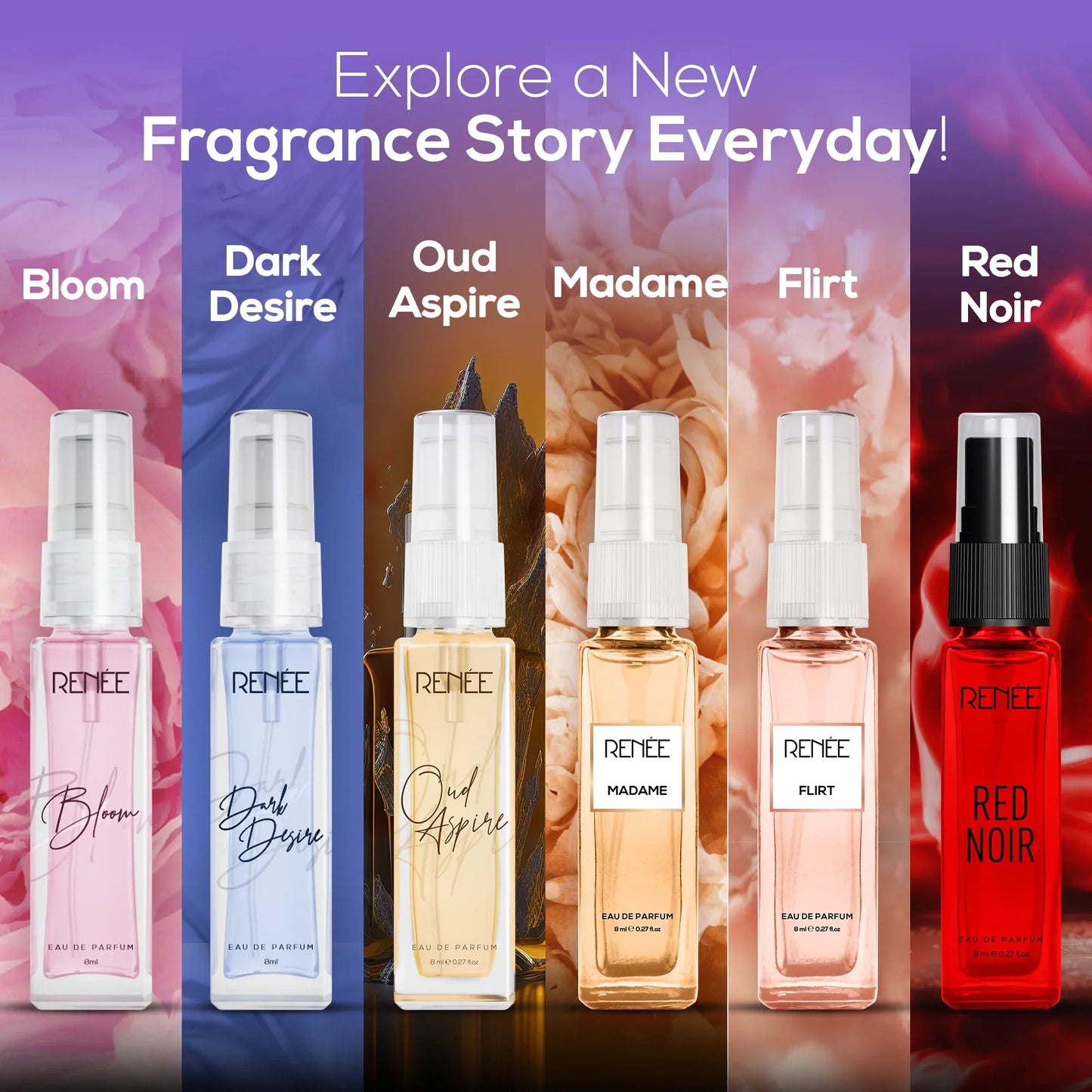 RENEE Scentsational 6 - Six Premium Fragrances (8ml Each)