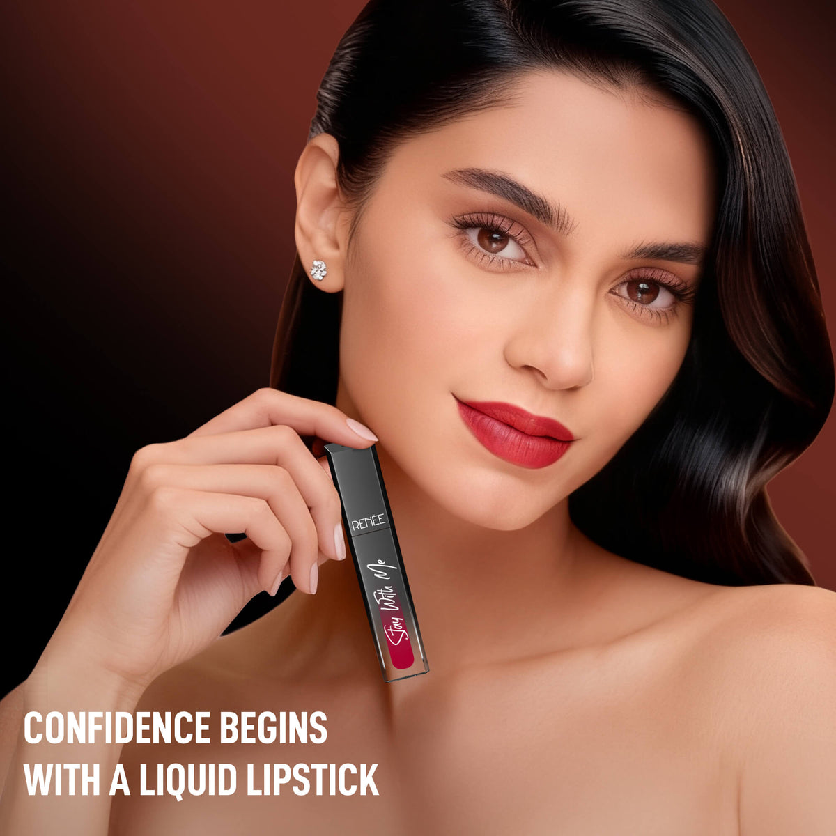 RENEE Stay With Me Matte Liquid Lipstick, 2.7 ml