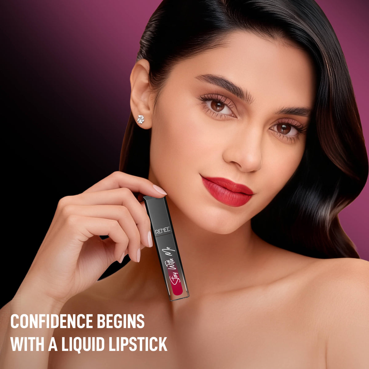 RENEE Stay With Me Matte Liquid Lipstick, 2.7 ml