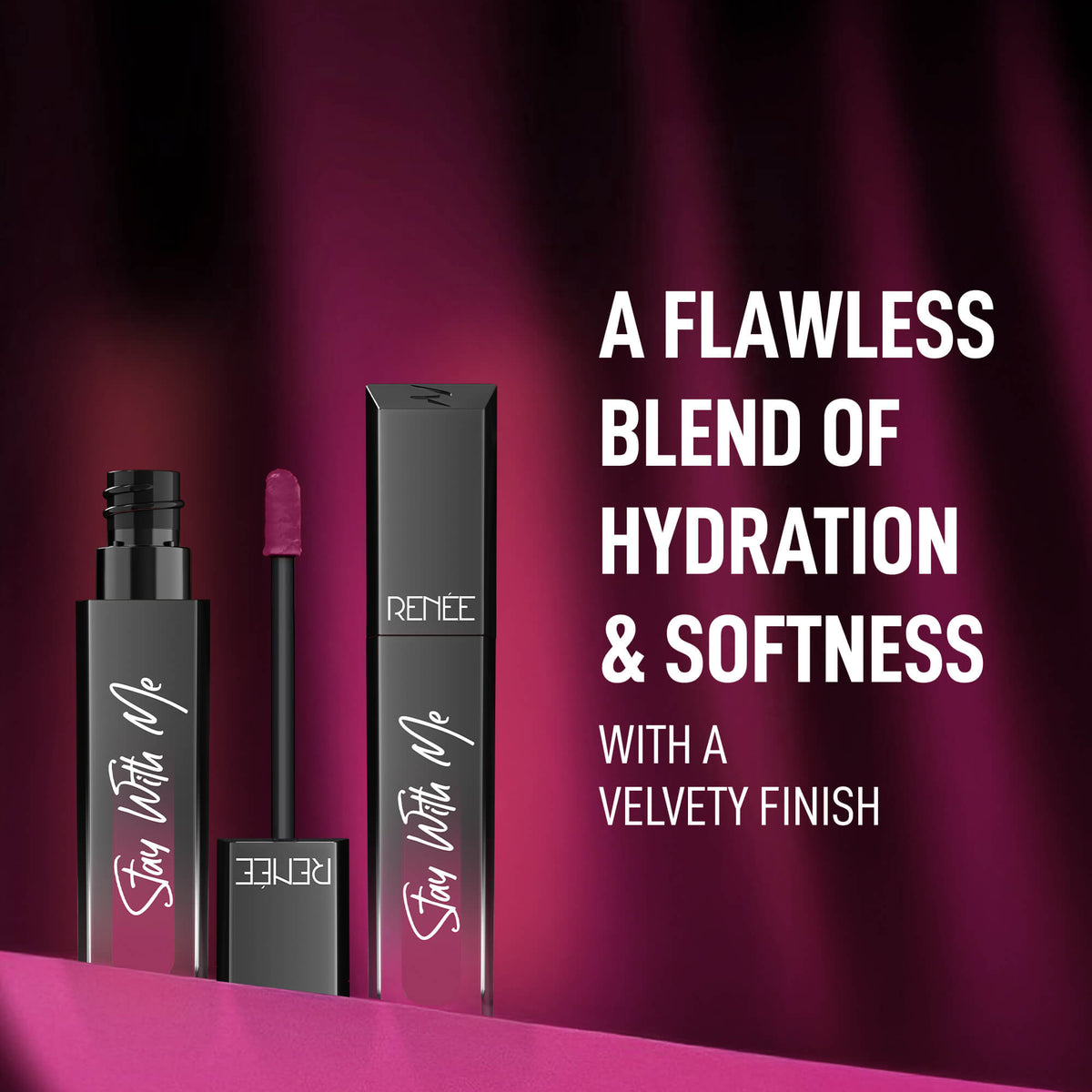 RENEE Stay With Me Matte Liquid Lipstick, 2.7 ml