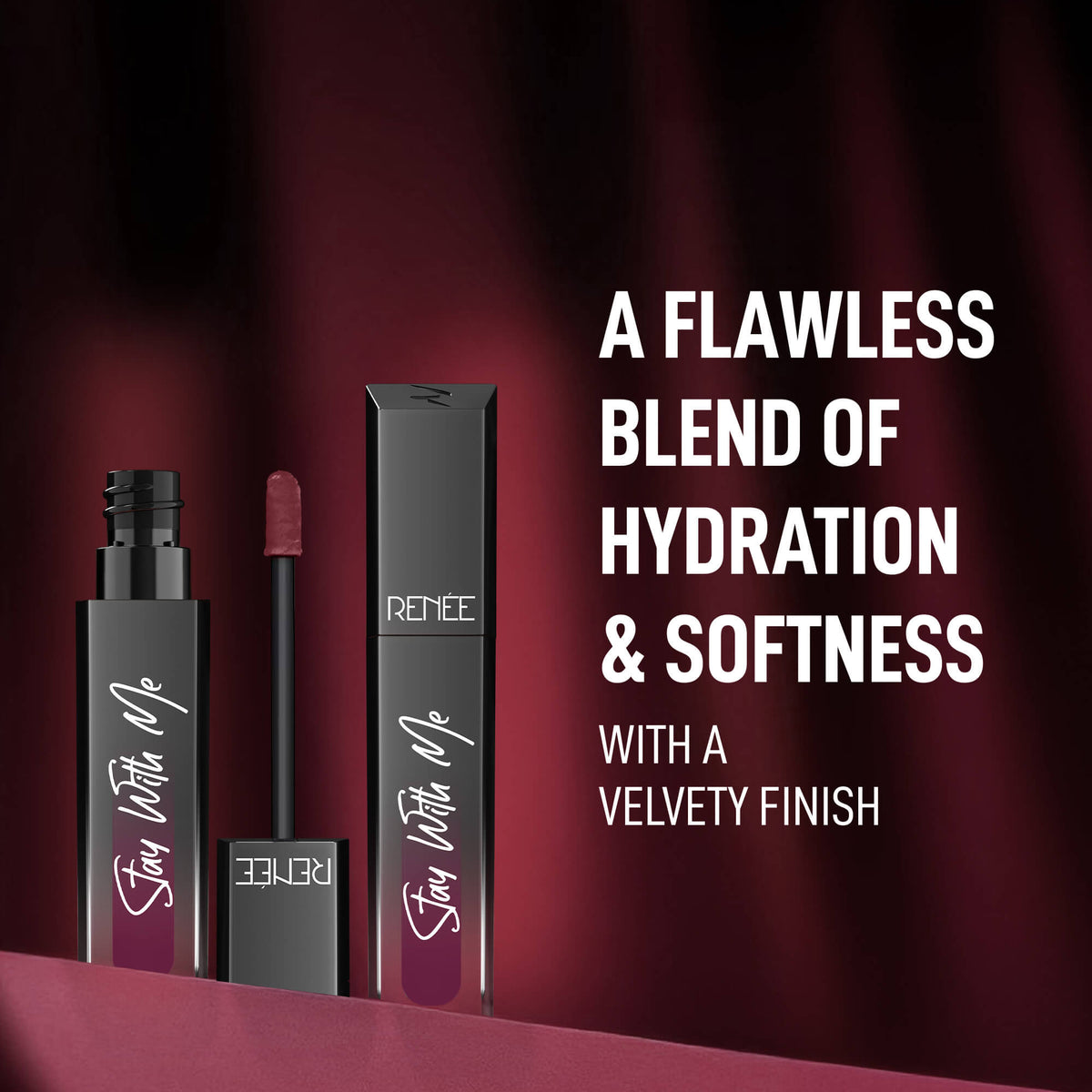 RENEE Stay With Me Matte Liquid Lipstick, 2.7 ml