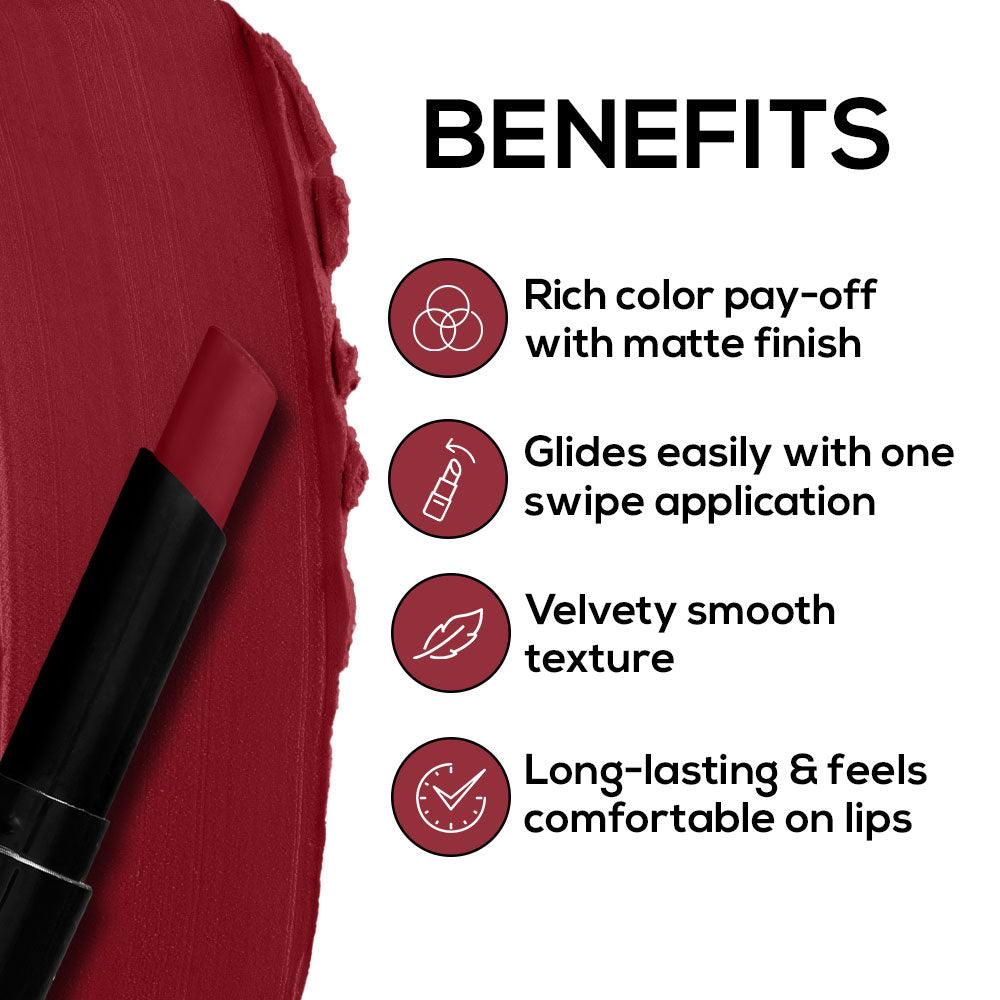 RENEE Very Matte Lipsticks - Long Lasting Weightless Velvety Formula