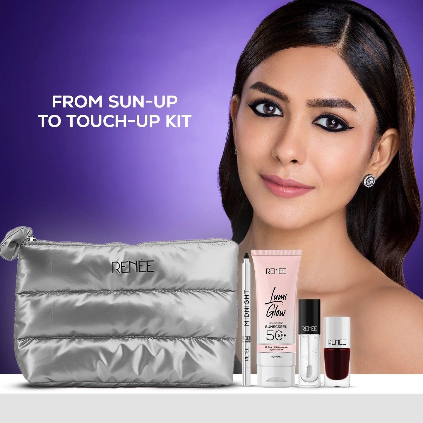 RENEE 9toShine Makeup Kit with FREE Pouch