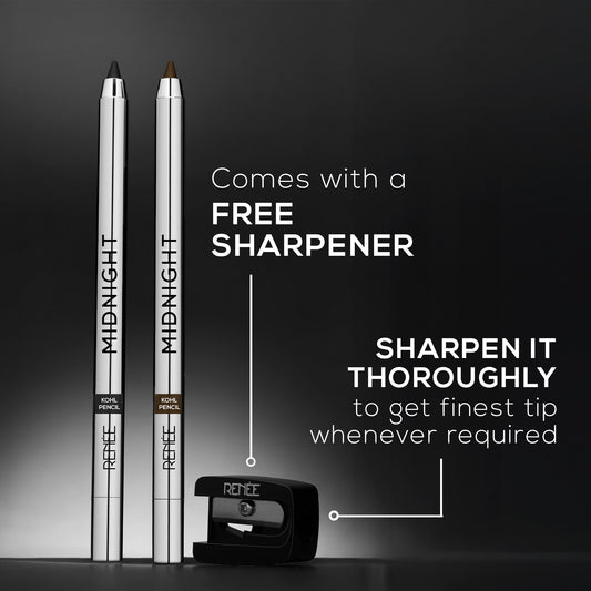 RENEE Midnight Kohl Pencil Black & Brown Combo