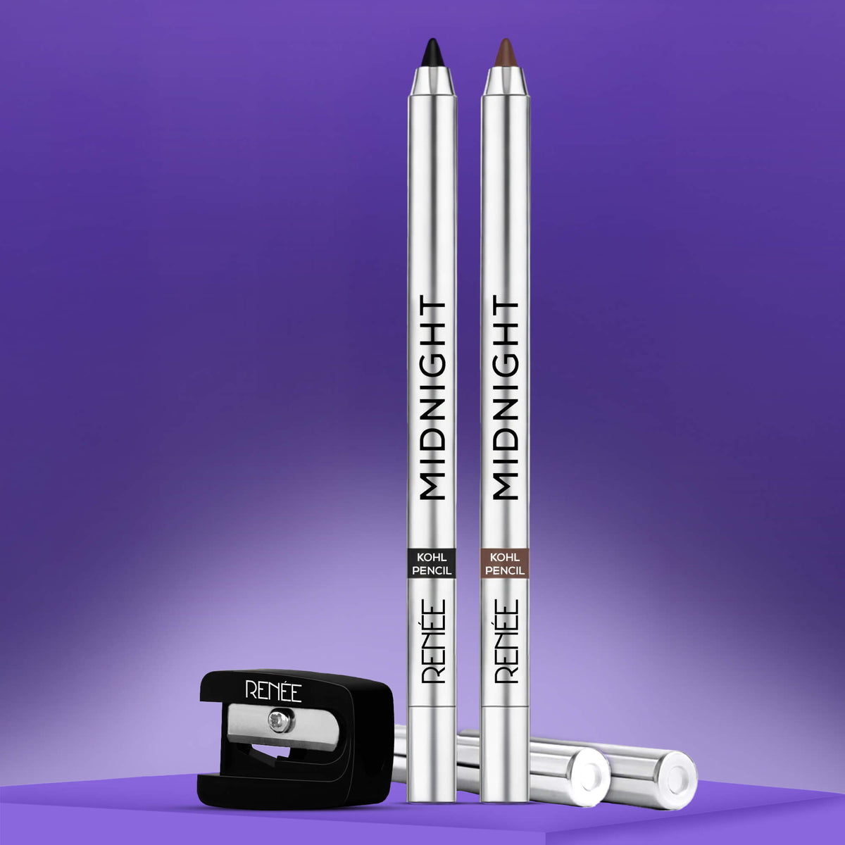 RENEE Midnight Kohl Kajal Pencil, 1.5g