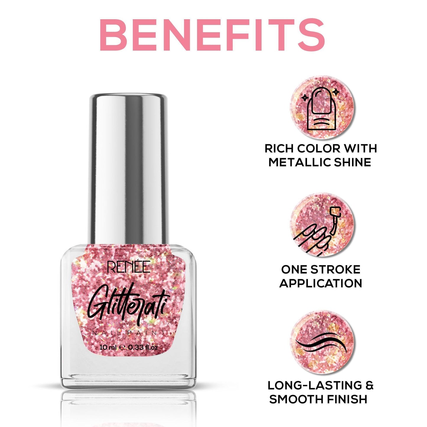 RENEE Glitterati Nail Paint 10ml