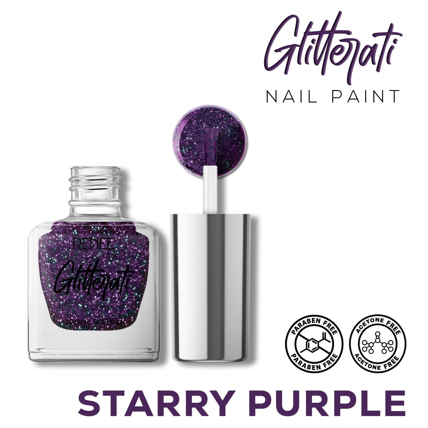 RENEE Glitterati Nail Paint 10ml
