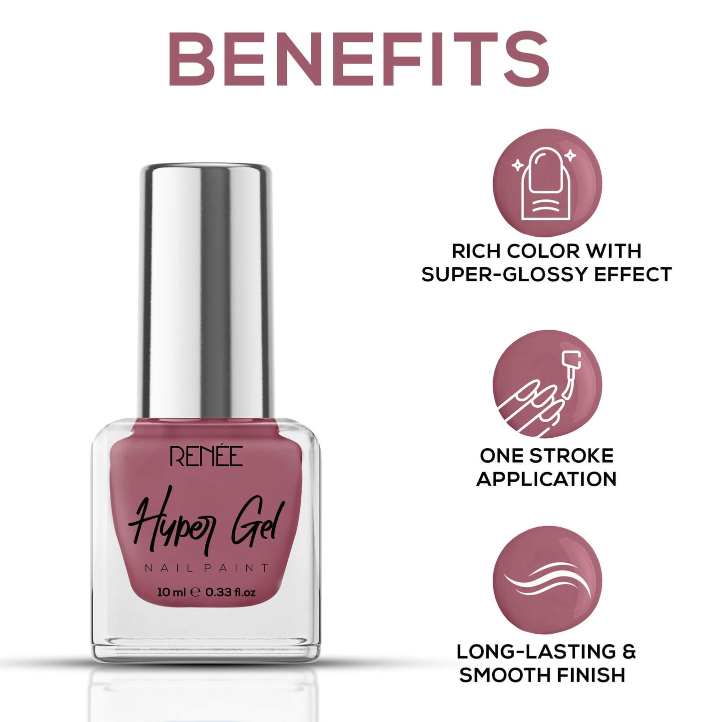 RENEE Hyper Gel Nail Paint 10ml